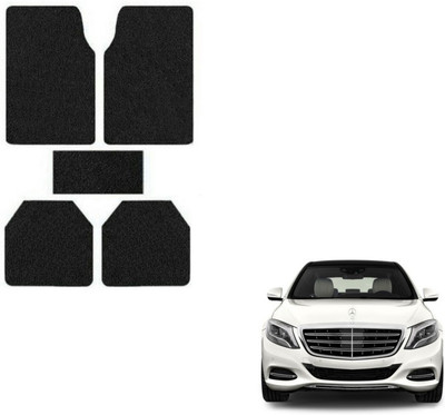 MOCKHE Rubber, Plastic Standard Mat For  Mercedes Benz S-Class(Black)