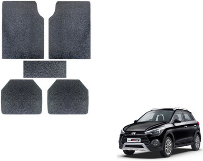 MOCKHE Rubber, Plastic Standard Mat For  Hyundai i20(Grey)