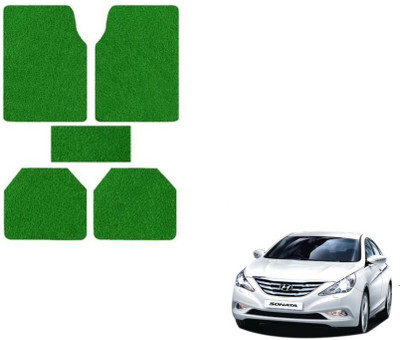 MOCKHE Rubber, Plastic Standard Mat For  Hyundai Sonata(Green)