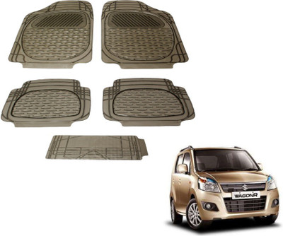 MOCKHE PVC (Polyvinyl Chloride) Standard Mat For  Maruti Suzuki WagonR(Grey)