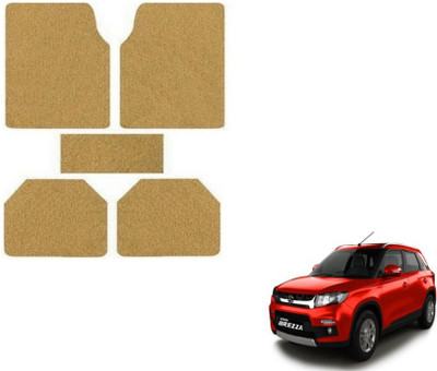 MOCKHE Rubber, Plastic Standard Mat For  Maruti Suzuki Vitara Brezza(Beige)