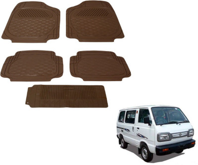 MOCKHE PVC (Polyvinyl Chloride) Standard Mat For  Maruti Suzuki Omni(Brown)