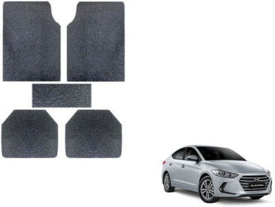 MOCKHE Rubber, Plastic Standard Mat For  Hyundai Elantra(Grey)