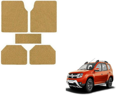 MOCKHE Plastic, Rubber Standard Mat For  Renault Duster(Beige)