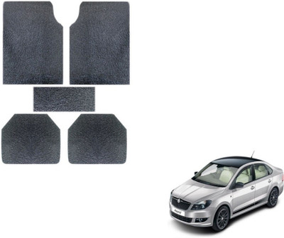 MOCKHE Rubber, Plastic Standard Mat For  Skoda Rapid(Grey)