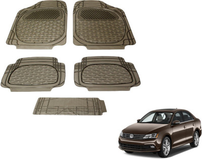 MOCKHE PVC (Polyvinyl Chloride) Standard Mat For  Volkswagen Jetta(Grey)