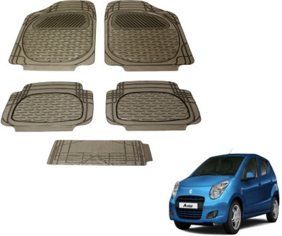 MOCKHE PVC (Polyvinyl Chloride) Standard Mat For  Maruti Suzuki A-Star(Grey)