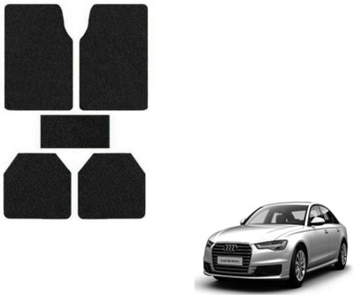 MOCKHE Rubber, Plastic Standard Mat For  Audi A6(Black)
