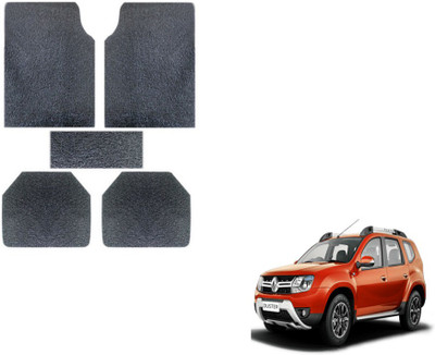 MOCKHE Rubber, Plastic Standard Mat For  Renault Duster(Grey)