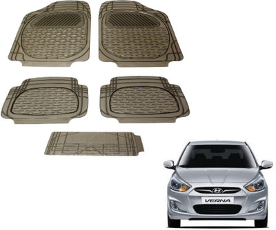 MOCKHE PVC (Polyvinyl Chloride) Standard Mat For  Hyundai Verna(Grey)