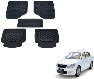 MOCKHE PVC (Polyvinyl Chloride) Standard Mat For  Skoda Laura(Black)