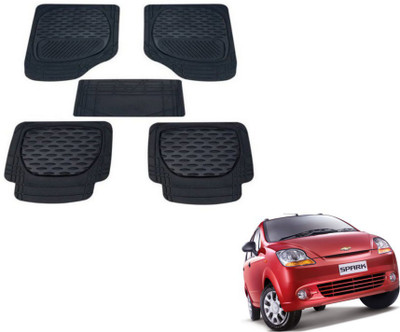 MOCKHE PVC (Polyvinyl Chloride) Standard Mat For  Chevrolet Spark(Black)