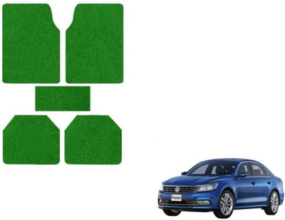 MOCKHE Rubber, Plastic Standard Mat For  Volkswagen Passat(Green)