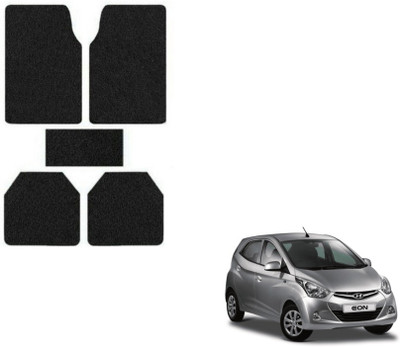 MOCKHE Rubber, Plastic Standard Mat For  Hyundai Eon(Black)