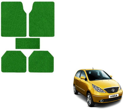 MOCKHE Rubber, Plastic Standard Mat For  Tata Indica Vista(Green)