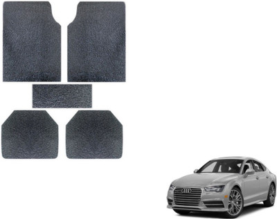 MOCKHE Rubber, Plastic Standard Mat For  Audi A7(Grey)