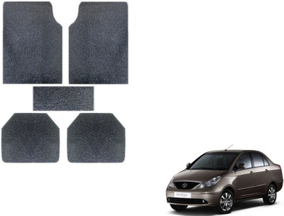 MOCKHE Rubber, Plastic Standard Mat For  Tata Indigo CS(Grey)