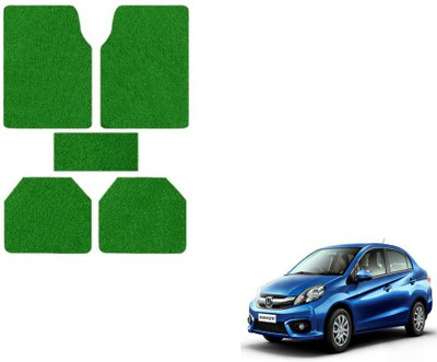 MOCKHE Plastic, Rubber Standard Mat For  Honda Amaze(Green)