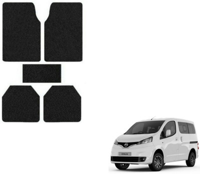 MOCKHE Rubber, Plastic Standard Mat For  Nissan Evalia(Black)