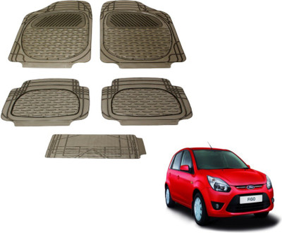 MOCKHE PVC (Polyvinyl Chloride) Standard Mat For  Ford Figo(Grey)
