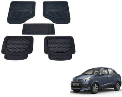 MOCKHE PVC (Polyvinyl Chloride) Standard Mat For  Hyundai Xcent(Black)