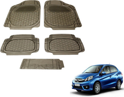 MOCKHE PVC (Polyvinyl Chloride) Standard Mat For  Honda Amaze(Grey)
