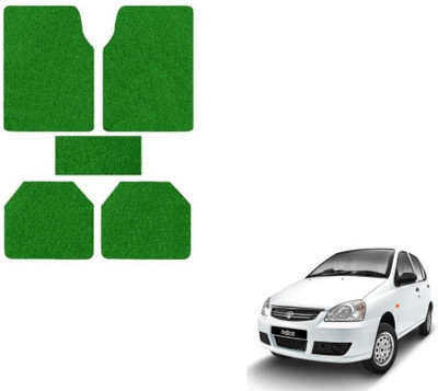MOCKHE Rubber, Plastic Standard Mat For  Tata Indica(Green)