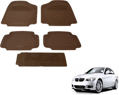 MOCKHE PVC (Polyvinyl Chloride) Standard Mat For  BMW 320D(Brown)