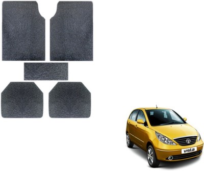 MOCKHE Rubber, Plastic Standard Mat For  Tata Indica Vista(Grey)