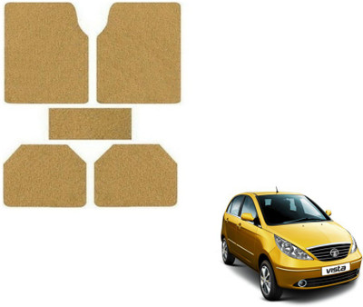 MOCKHE Rubber, Plastic Standard Mat For  Tata Indica Vista(Beige)