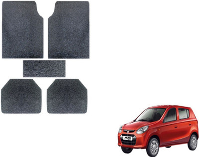 MOCKHE Rubber, Plastic Standard Mat For  Maruti Suzuki Alto 800(Grey)