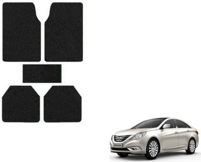 MOCKHE Plastic, Rubber Standard Mat For  Hyundai Sonata Embera(Black)