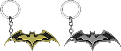 

MGP Fashion double golden and silver batman combo Key Chain(Multicolor)