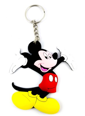 ShopTop Non-Metallic Mickey Key Chain(Multicolor)