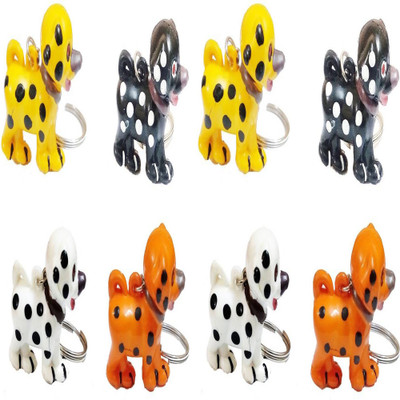 

MGP Fashion small puppy 8 dog combo Key Chain(Multicolor)