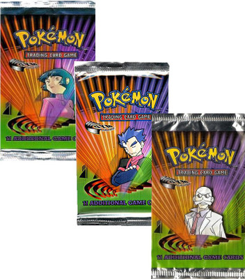 

AncientKart Pokemon Gym Challenge 3 Booster Packs(Multicolor)