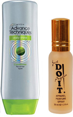 

Avon Anew Advance Technique Daily Shine Conditioner (200 ml) with one do it perfume 30 ml(Set of 2)