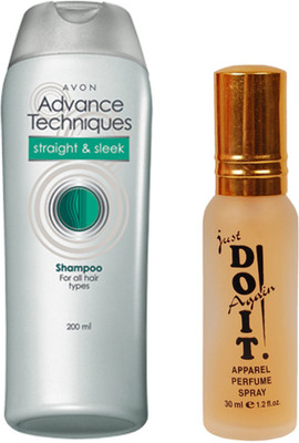 

Avon Anew Advance Techniques Straight & Sleek (200 ml) with one do it perfume 30 ml(Set of 2)