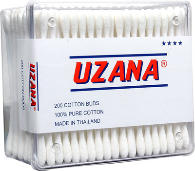 

Uzana Buds - 200 Cotton Buds made with 100% Cotton (colour Assorted)(200 Units)