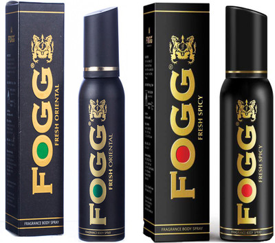 

Fogg FRESH ORIENTAL FRAGRANCE BODY SPRAY 120 ML+FRESH SPICY FRAGRANCE BODY SPRAY 120 ML Body Spray - For Men & Women(120 ml, Pack of 2)