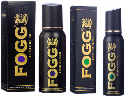 

Fogg FRESH FOUGERE FRAGRANCE BODY SPRAY 120 ML+FRESH ORIENTAL FRAGRANCE BODY SPRAY 120 ML Body Spray - For Men & Women(120 ml, Pack of 2)