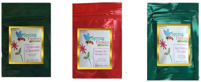 

Zenvista Meditech Spring Flower Facial at Home For Skin Glow Whitening Fair Skin Mini Facial 30 g(Set of 3)