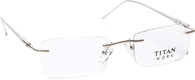 

Titan Rimless Rectangle Frame(119 mm