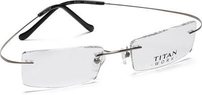 

Titan Rimless Rectangle Frame(138 mm