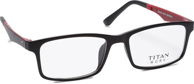 

Titan Half Rim Rectangle Frame(138 mm