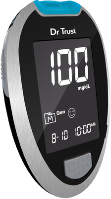 

Dr. Trust (USA) Gold Standard Blood Glucose Monitoring System Glucometer(Black)