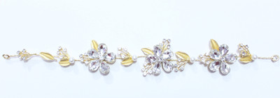 

kaptsuncreation floral foldable tiara Hair Pin(Gold)