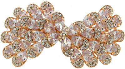 

Anuradha Art Jewellery Back Pin Hair Clip(Gold)