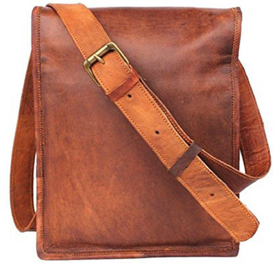 

mangalmurti 11 inch Laptop Messenger Bag(Brown)