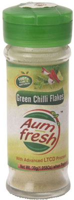 

Aum Fresh Aum Fresh Green Chilli Flakes - 100% Pure & Natural, 30 gm(30 g)
